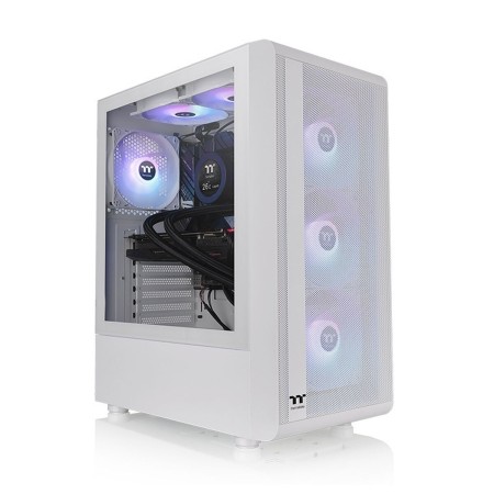 ATX Semi-tower Box THERMALTAKE S200 TG ARGB White by THERMALTAKE, Tabletop computer cases - Ref: S71011078, Price: 99,03 €, D...