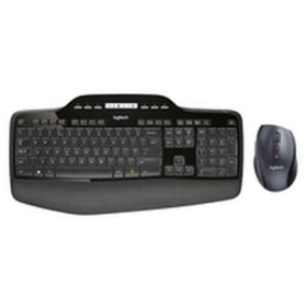 Tastiera e Mouse Wireless Logitech 920-002437 Nero Qwerty in Spagnolo