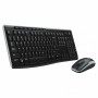 Teclado e Rato sem Fios Logitech 920-004513 Preto Qwerty espanhol QWERTY | Tienda24 Tienda24.eu