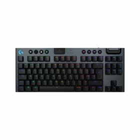 Clavier sans fil Logitech G915 TKL X Noir AZERTY de Logitech, Claviers - Réf : S71011331, Prix : 258,41 €, Remise : %