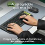 Wireless Keyboard Logitech Pop Icon Keys Dark grey AZERTY | Tienda24 - Global Online Shop Tienda24.eu