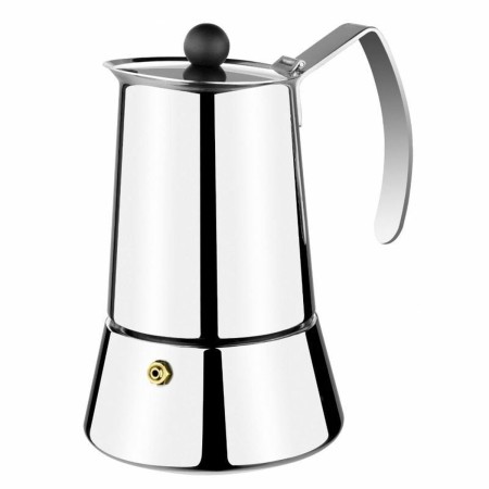 Caffettiera Italiana Monix M630004 Acciaio Argento 4 Tazze