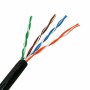 Cable de Red Rígido UTP Categoría 5e NANOCABLE 10.20.0302-EXT-BK 100 m Negro 100 m | Tienda24 Tienda24.eu