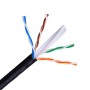 UTP Category 6 Rigid Network Cable NANOCABLE 10.20.0504-EXT-BK Black 305 m | Tienda24 Tienda24.eu