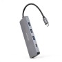 Hub USB NANOCABLE 10.16.4409 Cinzento (1 Unidade) | Tienda24 Tienda24.eu