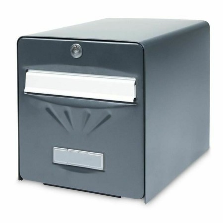 Letterbox Burg-Wachter Grey Anthracite Stainless steel Crystal Galvanised Steel 28 x 36,5 x 31 cm by Burg-Wachter, Wall-mount...