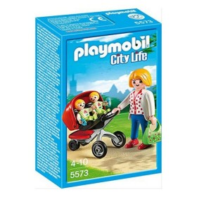 Playset City Life Mama with Twin Cart Playmobil 5573 by Playmobil, Toy figures playsets - Ref: S7122793, Price: 27,27 €, Disc...