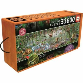 Puzzle Educa 16066.0 The Wild Life (FR) 33600 Pieces 570 x 157 cm by Educa, Jigsaws - Ref: S7124031, Price: 323,78 €, Discoun...