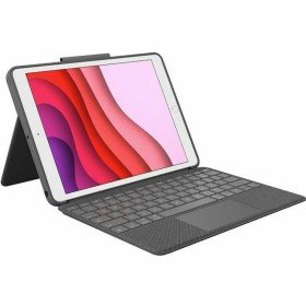 Housse pour Tablette Logitech Gris Graphite AZERTY de Logitech, Housses - Réf : S7133803, Prix : 201,02 €, Remise : %