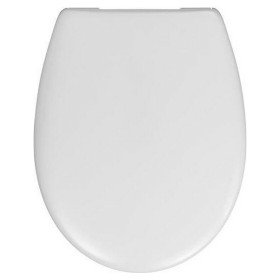 Brosse de salle de wc Home ESPRIT Blanc Argenté Naturel Résine Bambou 9 x 9 x 37 cm | Tienda24 - Global Online Shop Tienda24.eu