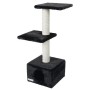 Scratching Post for Cats Kerbl Venus Sweet Black Tree 30 x 30 x 85 cm | Tienda24 - Global Online Shop Tienda24.eu