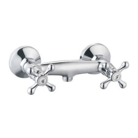 Robinet double poignée Rousseau Beverley Douche Métal Laiton 15 cm de Rousseau, Robinets de douche et baignoires - Réf : S714...