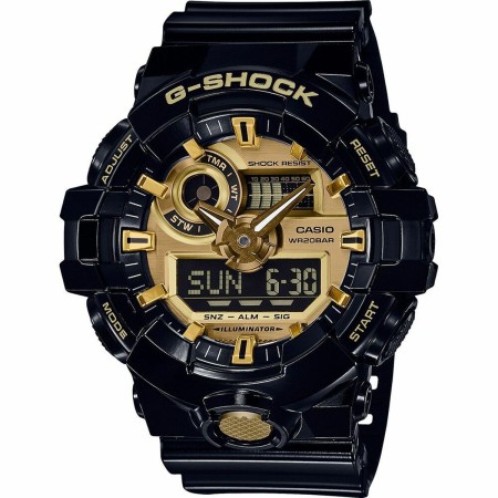 Reloj Hombre Casio G-Shock GA-710 Ø 49 mm Negro Oro de Casio G-Shock, Relojes de pulsera - Ref: S7158816, Precio: 128,42 €, D...