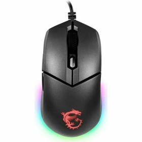 Mouse Gaming MSI Clutch GM11 Con cavo Nero Luci di MSI, Mouse per gamer - Rif: S7160066, Prezzo: 50,61 €, Sconto: %