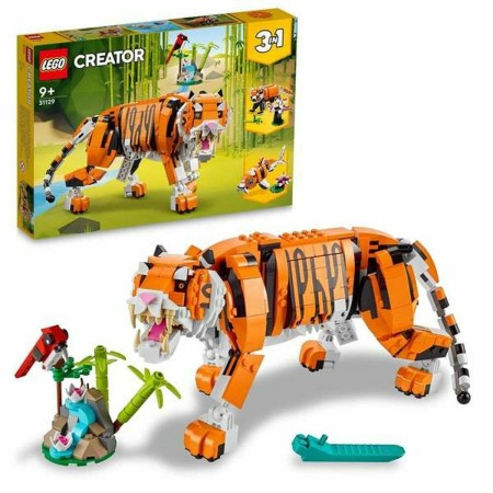 Jogo de Construção Lego 31129 Creator 3-in-1 Her Majesty the Tiger Majestic Tiger 31129 Multicolor (755 pcs) de Lego, Jogos d...