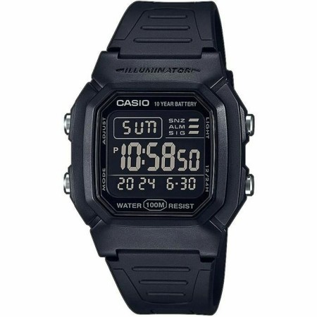 Montre Homme Casio W-800H-1BVES Ø 36 mm Noir de Casio, Montres bracelet - Réf : S7164660, Prix : 44,71 €, Remise : %