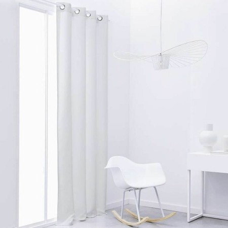 Curtain TODAY White 140 x 240 cm by TODAY, Curtains - Ref: S7165647, Price: 33,40 €, Discount: %