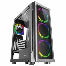 ATX Semi-Tower Gehäuse BitFenix Fang ARGB Schwarz | Tienda24 Tienda24.eu