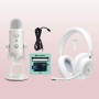 Auriculares com microfone Logitech G735 Branco Azul/Branco de Logitech, Auriculares com microfones - Ref: S7178466, Preço: 25...