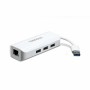 USB-zu-Ethernet-Adapter Trendnet TU3-ETGH3 Weiß | Tienda24 Tienda24.eu