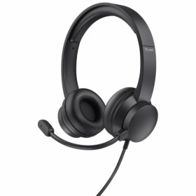 Auricolari con Microfono Trust 25088 Nero