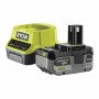 Set di caricabatterie e batterie ricaricabili Ryobi 18 V 4 Ah di Ryobi, Accessori per utensili a batteria - Rif: S7188073, Pr...