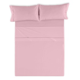 Bedding set Alexandra House Living Pink Super king 4 Pieces by Alexandra House Living, Sheets and pillowcases - Ref: D1600035...