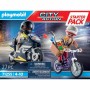 Playset de Veículos Playmobil City Action - Agent and Thief 71255   27 Peças de Playmobil, Playsets de figuras de brincar - R...