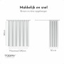 Curtain TODAY Essential Denim 140 x 240 cm by TODAY, Curtains - Ref: S7190510, Price: 29,92 €, Discount: %