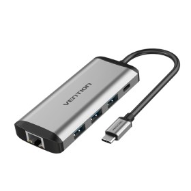 USB Hub Vention TOKHB 100 W Silver | Tienda24 Tienda24.eu