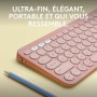 Clavier Bluetooth avec Support pour Tablette Logitech K380 Français Rose AZERTY de Logitech, Claviers - Réf : S7192784, Prix ...