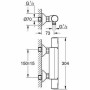 Torneira de comando duplo Grohe Precision Start De duche Preto mate Metal de Grohe, Torneiras de duche e banheiras - Ref: S71...