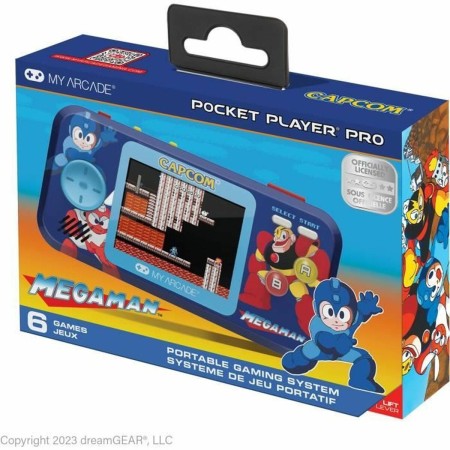 Portable Game Console My Arcade Pocket Player PRO - Megaman Retro Games Blue by My Arcade, Plug & Play Games Consoles - Ref: ...