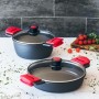 Casserole avec Couvercle en Verre BRA S0423851 | Tienda24 Tienda24.eu