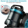 Aspirateur Medion Turquoise Noir/Bleu 800 W de Medion, Aspirateurs traîneaux - Réf : S7197689, Prix : 91,84 €, Remise : %