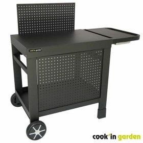 Chariot de Jardin Cook'in Garden Reva 110 Premium Noir Acier 108 x 55 cm Jardin de Cook'in Garden, Tissus pare-soleil - Réf :...