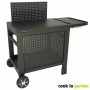 Garden Cart Cook'in Garden Reva 110 Premium Black Steel 108 x 55 cm Garden by Cook'in Garden, Sunscreen Fabric - Ref: S719868...