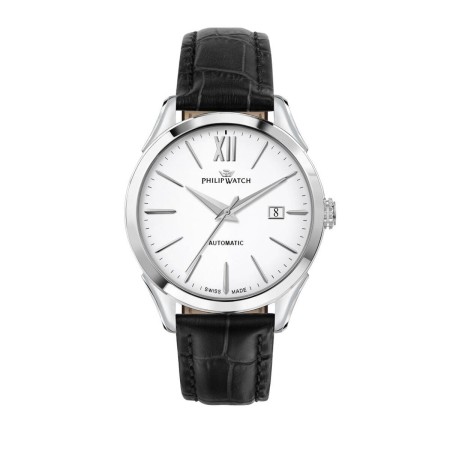 Relógio masculino Philip Watch R8221217005 Preto (Ø 41 mm) de Philip Watch, Relógios com braselete - Ref: S72100102, Preço: 4...