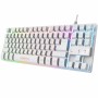 Clavier pour jeu Trust GXT 833W Blanc | Tienda24 Tienda24.eu