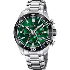 Relógio masculino Festina F20042/3 Verde Prateado de Festina, Relógios com braselete - Ref: S72105384, Preço: 358,31 €, Desco...