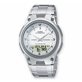 Relógio masculino Casio Branco Prateado (Ø 40 mm) de Casio, Relógios com braselete - Ref: S72106724, Preço: 82,17 €, Desconto: %