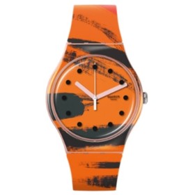 Men's Watch Swatch SUOZ362 Orange by Swatch, Wrist Watches - Ref: S72106916, Price: 154,20 €, Discount: %