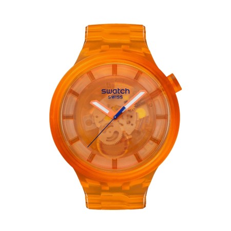 Montre Homme Swatch SB05O103 Orange (Ø 47 mm) de Swatch, Montres bracelet - Réf : S72107043, Prix : 175,67 €, Remise : %