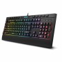 Teclado y Ratón Gaming Krom Kalyos RGB Negro | Tienda24 Tienda24.eu