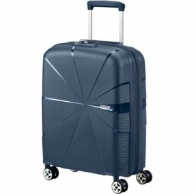 Bagaglio a Mano American Tourister Starvibe Spinner Azzurro 41 L 55 x