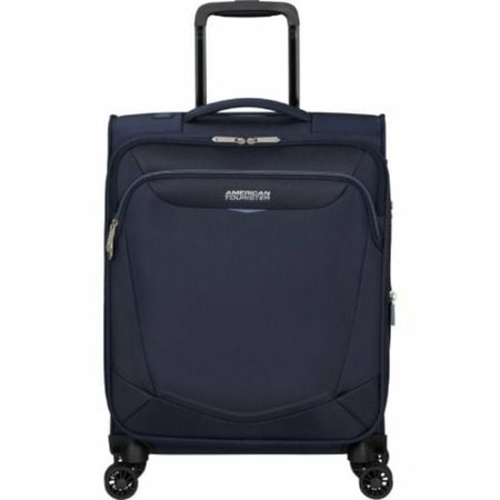 Cabin suitcase American Tourister SummerRide Spinner Blue 47 L 55 x 40 x 23 cm | Tienda24 Tienda24.eu