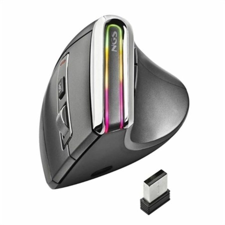 Schnurlose Mouse NGS EVO KARMA Schwarz 3200 DPI | Tienda24 Tienda24.eu