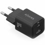 Chargeur mural Aisens ASCH-30W2P021-BK Noir 30 W (1 Unité) | Tienda24 Tienda24.eu