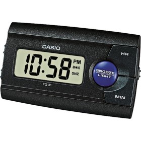 Reloj Despertador Casio PQ-31-1EF Negro Gris de Casio, Despertadores - Ref: S72112583, Precio: 42,71 €, Descuento: %