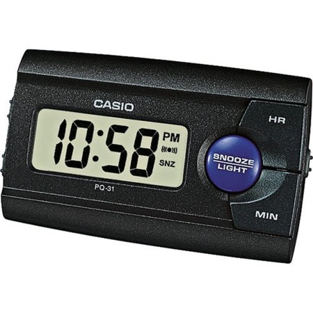 Alarm Clock Casio PQ-31-1EF Black Grey by Casio, Alarm clocks - Ref: S72112583, Price: 42,71 €, Discount: %